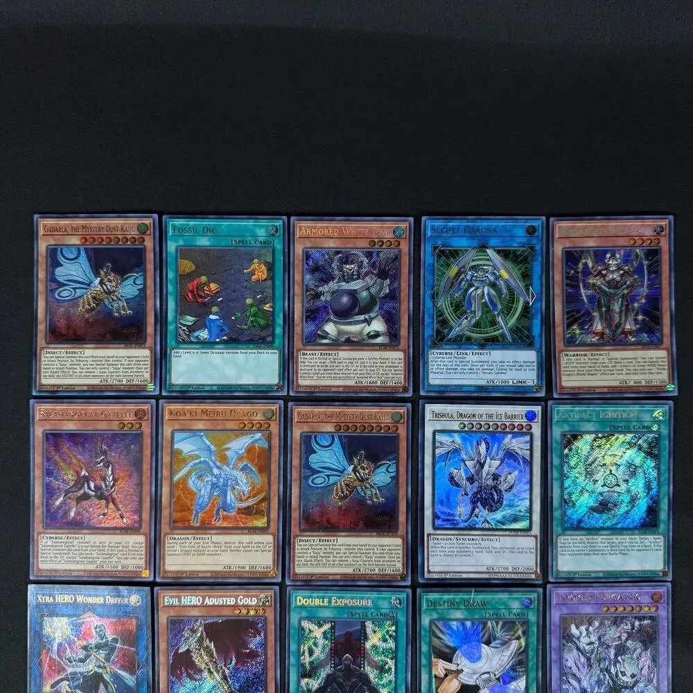 lot of 20 yu-gi-oh! holo cards vintage/modern 1st edition/regular yugioh